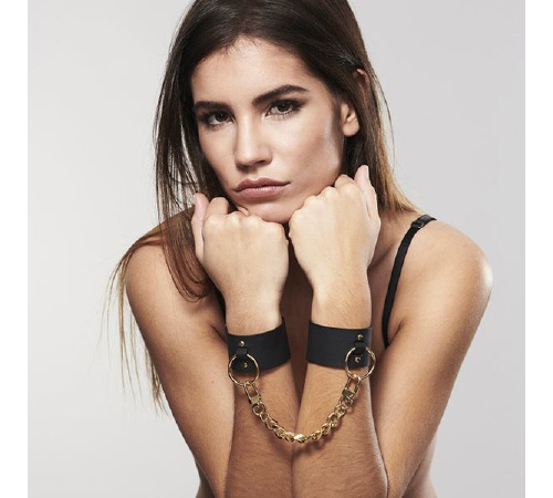 Наручники Bijoux Indiscrets  MAZE - Wide Cuffs Black