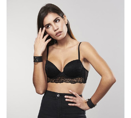 Наручники Bijoux Indiscrets  MAZE - Wide Cuffs Black