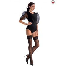 Чулки ST017 1/2 nero - Passion