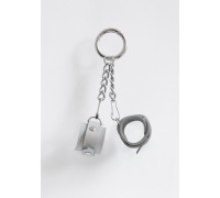 Брелок Наручники Білий