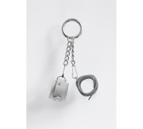 Брелок Наручники Белый