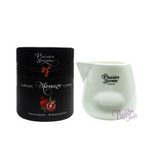 Массажная свеча Plaisirs Secrets Pomegranate (80 мл) подарочная упаковка, керамический сосуд