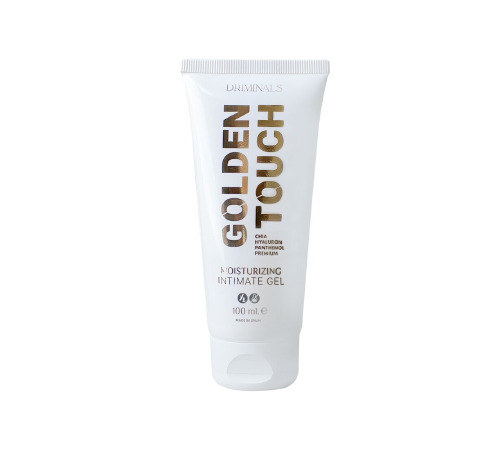Екстразволожувальний гель-лубрикант Driminals Golden Touch, водна основа, 100 мл, гіалуронова кислота