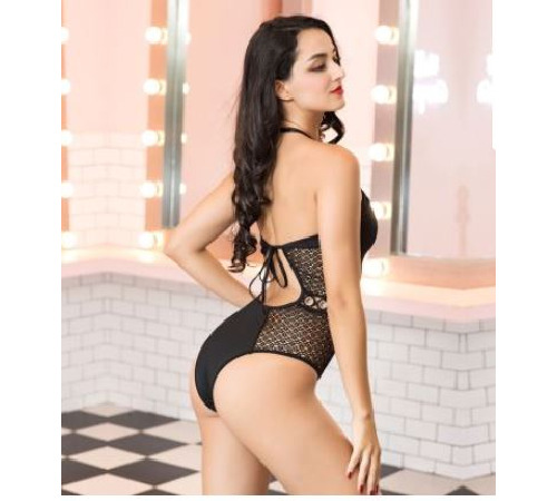 Эротический боди с глубоким декольте One Size