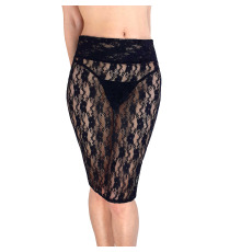 Сексуальная прозрачная гипюровая юбка Энджени