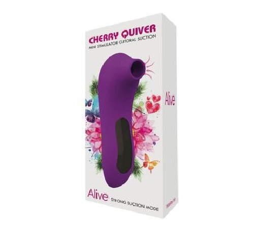Недорогой вакуумный клиторальный стимулятор Alive Cherry Quiver