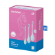 Набір йоні намистин Satisfyer Yoni Power 2 Light Blue, диаметр 2-2,5-3см, вес 22-44-73г