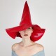Шляпа ведьмы винил красный