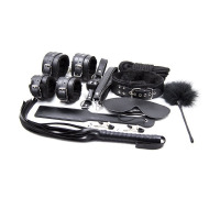 Набор для BDSM MAI Bondage Set, 10 элементов, внутренняя плюшевая отделка