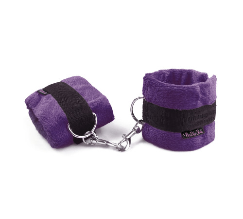 Наручники BDSM NeDlyaSkuki Soft Touch Light, цвет Темно-Фиолетовый