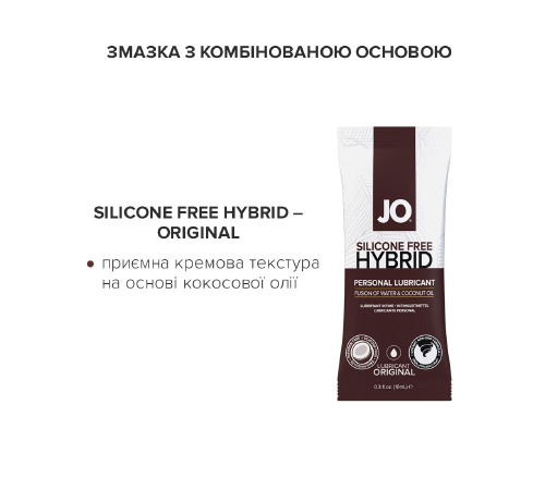 Набор из 8 видов смазок System JO Beginner’s Luck по 10 мл на водной, силиконовой и гибридной основе