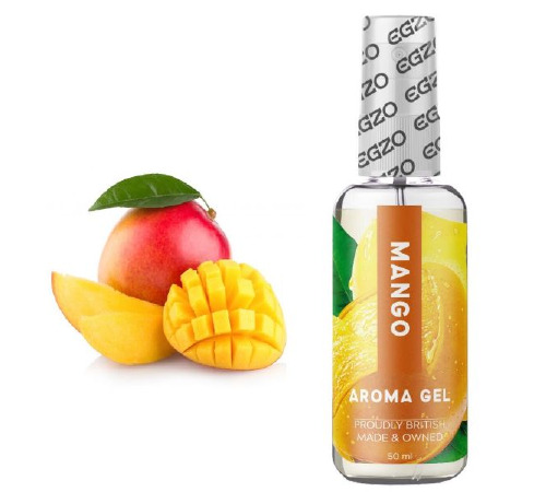 Їстівний гель-лубрикант EGZO AROMA GEL - Mango, 50 мл