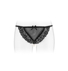 Трусики-стринги с жемчужной ниткой Fashion Secret KATIA Black