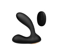 Массажер простаты и вибратор точки G с пультом ДУ Svakom Vick Black