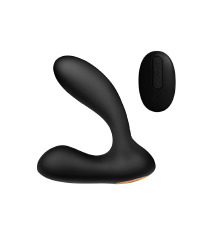 Массажер простаты и вибратор точки G с пультом ДУ Svakom Vick Black