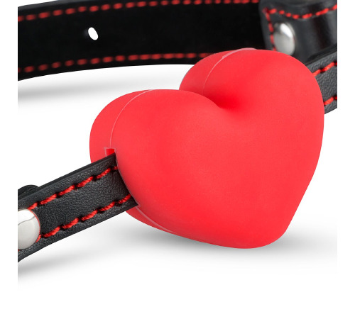 Силиконовый кляп в виде сердца Whipped - Heart Ball Gag