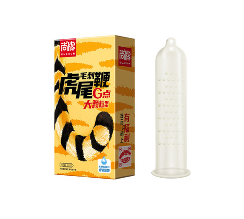 Ультратонкие презервативы Elasun с пупырышками наружу, для женской стимуляции