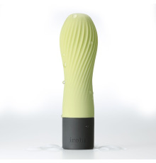 Вибратор IROHA ZEN Matcha с нежной ребристой поверхностью