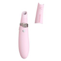 Вакуумный стимулятор с вибрацией KISTOY Miss CC Pink, можно использовать как вибратор, диам. 3,6см
