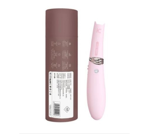 Вакуумний стимулятор з вібрацією KISTOY Miss CC Pink, можна використовувати як вібратор, діам. 3,6см