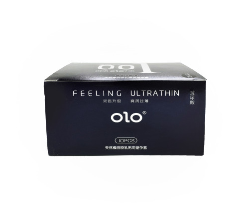 Презервативы Double Benefit 0.01 Passionate factor, Черные 10 шт