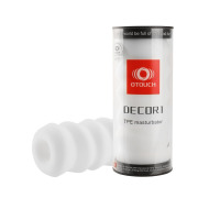 Мастурбатор Otouch DECOR 1-D, эффект всасывания, ребрышки-кольца, зауженный диаметр