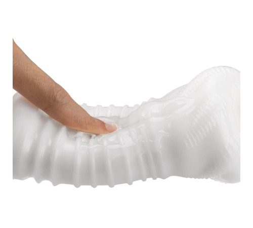 Мастурбатор Otouch DECOR 1-D, эффект всасывания, ребрышки-кольца, зауженный диаметр