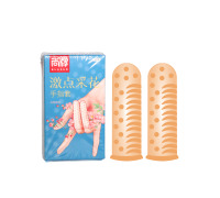 Пальчиковые презервативы с рельефной текстурой ELASUN “Цветочный Нектар”  (2шт.)