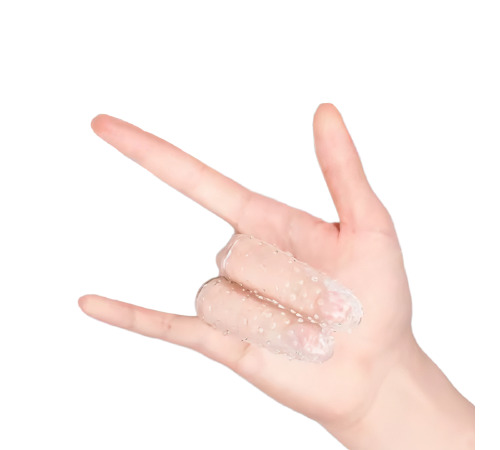 Пальчиковые презервативы с рельефной текстурой ELASUN “Цветочный Нектар”  (2шт.)