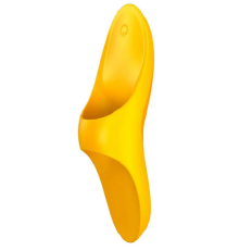 Універсальний вібратор на палець Satisfyer Teaser dark yellow