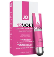 Возбуждающий гель для клитора System JO 12VOLT (10 мл) с эффектом пульсации и разогрева