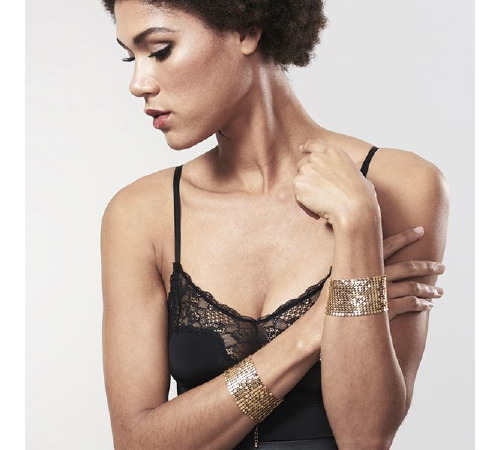Наручники Bijoux Indiscrets Desir Metallique Handcuffs - Gold металлические, стильные браслеты
