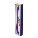 Двойной фаллоимитатор Wooomy Twoooney Semirealistic Double Dong Purple, диаметр 3 и 3,8 см
