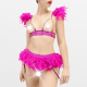 Сексуальний комплект білизни Angel, розмір L-2XL, колір Фуксія