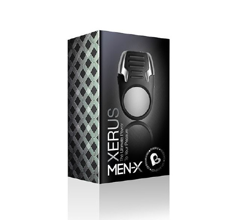 Стильное эрекционное виброкольцо Rocks Off Xerus C Ring, магнитная зарядка, до 3-х часов работы