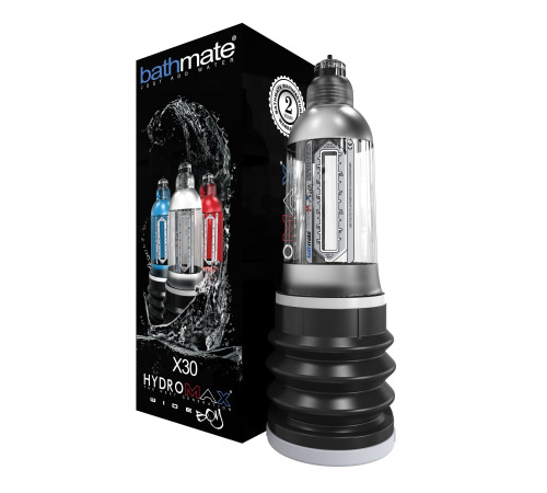 Гидропомпа Bathmate Hydromax 7 WideBoyClear (X30) для члена длиной от 12,5 до 18см, диаметр до 5,5см