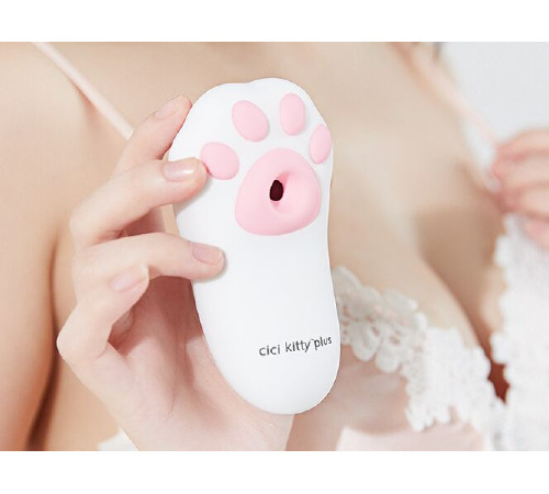 Вакуумный клиторальный стимулятор с вибрацией Otouch Cici Kity Plus