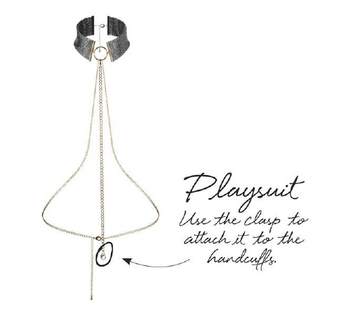 Украшение Bijoux Indiscrets Desir Metallique Collar - Black