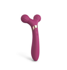 Вибратор-массажер для пар 2 в 1 Love To Love FIREBALL - PLUM STAR