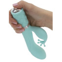 Роскошный вибратор-кролик Pillow Talk - Kinky Teal с кристаллом Сваровски, мощный