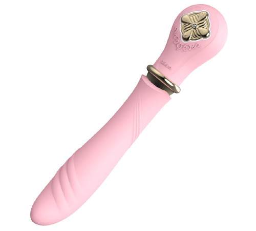 Пульсатор с подогревом Zalo Sweet Magic - Desire Fairy Pink, турбо режим