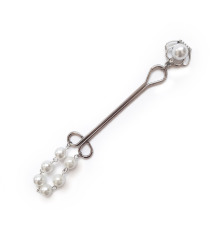 Зажим для клитора Art of Sex - Clit Clamp Royal Pearls