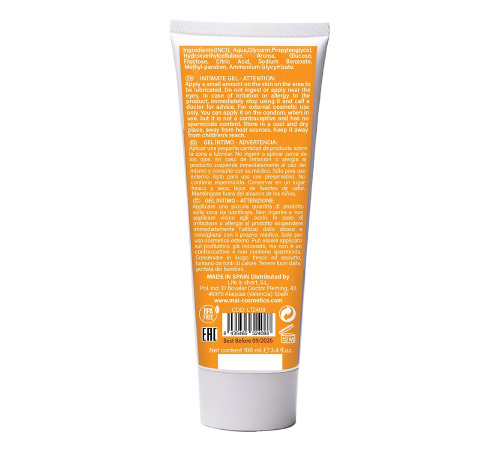 Смазка на водной основе BTB FLAVORED MANGO с ароматом манго (100 мл)