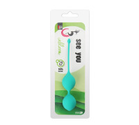 Вагинальные шарики SEE YOU IN BLOOM DUO BALLS 29MM GREEN