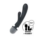 Вибратор-кролик с вибромассажером Satisfyer Triple Lover Grey, 3 мотора
