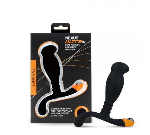 Масажер простати Nexus Ultra SI з масажером промежини, силіконове покриття, нова модель