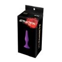 Анальна пробка з присоскою MAI Attraction Toys №33 Black, довжина 11,5cм, діаметр 3см