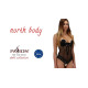 Боди с открытой грудью NORTH BODY black L/XL - Passion Exclusive
