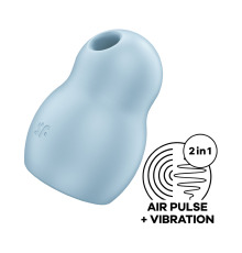 Вакуумный стимулятор с вибрацией Satisfyer Pro To Go 1 Blue