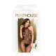 Бодистокинг с высоким кружевным воротником Penthouse - First Lady Black S/L